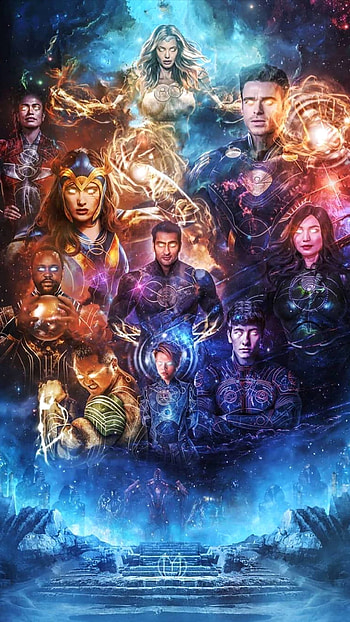 Eternals, marvel, heroes, people HD phone wallpaper