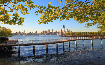 Cities, Rivers, Trees, Sea, Building, Shore, Bank, Bridge HD wallpaper