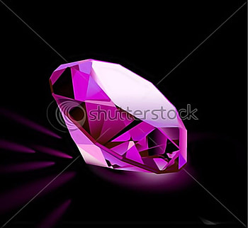 Pink diamond, stone, diamond, pink, light HD wallpaper