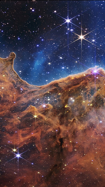 James Webb universe, atmosphere, sky, nasa, planets, space HD phone wallpaper