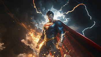 Superman Stronger Than Ever, superman, superheroes, artwork, art, digital-art, artist, ai, deviantart HD wallpaper