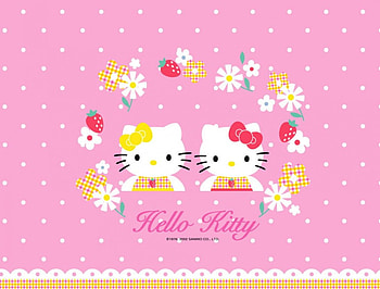 Hello Kitty, Cartoon, Cat, Pink, Sanrio HD wallpaper