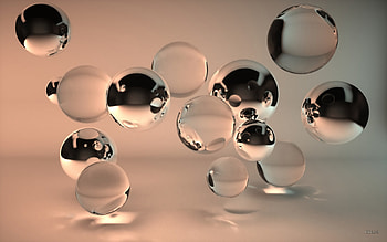 drops, 3d and cg, abstract HD wallpaper