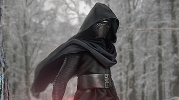Kylo Ren In The Woods , kylo-ren, star-wars, movies, artist, artwork, digital-art, artstation HD wallpaper