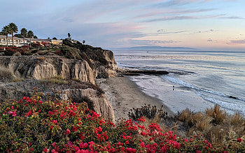 Pismo Beach in California, USA, America, coast, rocks, California, beach, ocean HD wallpaper