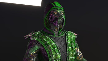 Reptile, 3D model, RMortalKombat HD wallpaper