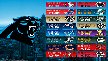 Carolina Panthers 2017 schedule city football logo pc computer ... HD wallpaper