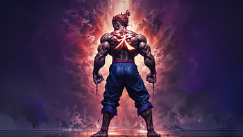 Akuma Street Fighter, akuma, street-fighter-v, street-fighter, games, 2025-games, artwork, art, digital-art, dark, video-games, deviantart HD wallpaper