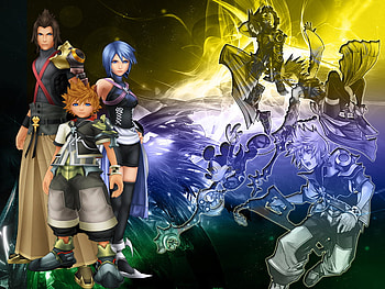 Kingdom hearts, terra, ventus, aqua, light HD wallpaper