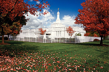 Columbus (Ohio), Travels, Columbus Ohio temple, Fall HD wallpaper