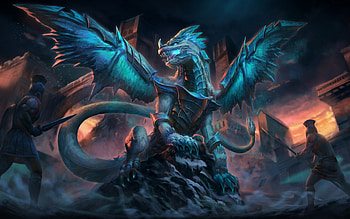 Ice dragon, Dragons HD wallpaper