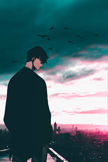 Anime Sung Jin-Woo Solo Leveling, Anime, Solo Leveling, Sung Jin-Woo, aura farming HD phone wallpaper