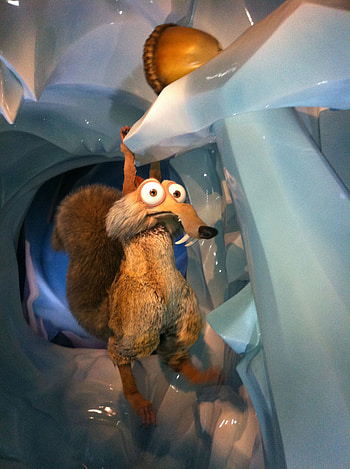 Scrat, Muse Grvin, Ice Age cartoon HD phone wallpaper