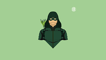 Green Arrow Minimalism , arrow, tv-shows, minimalism, deviantart HD wallpaper