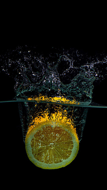 Splash, Lemons HD phone wallpaper