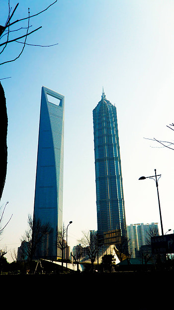 Shanghai World Financial Center, Stunning , Urban beauty, Impressive structure HD phone wallpaper