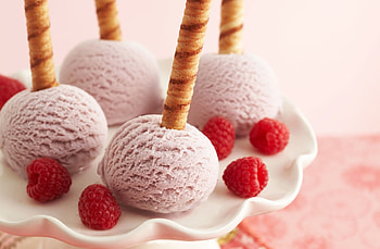 Raspberry, Gelato HD wallpaper