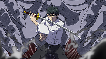 Yuta Okkotsu With Sword Jujutsu Kaisen HD wallpaper