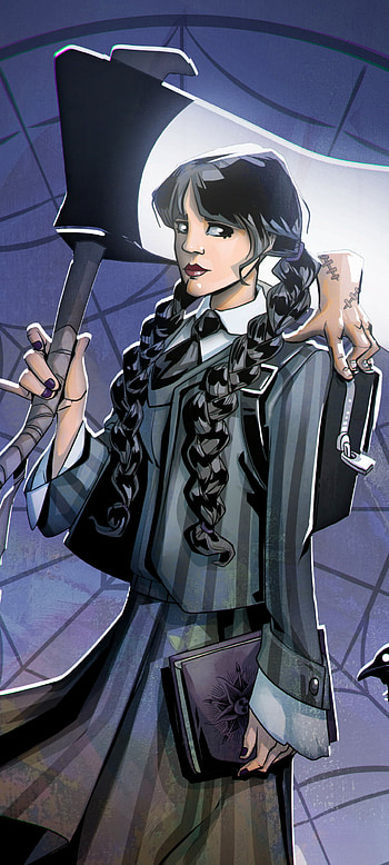 Wednesday Addams, TV Show, wednesday HD phone wallpaper