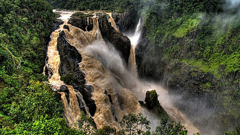 Landscape, Nature, Waterfalls HD wallpaper