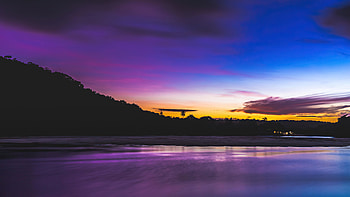 Beautiful Sunset Lake , lake, sunset, nature HD wallpaper