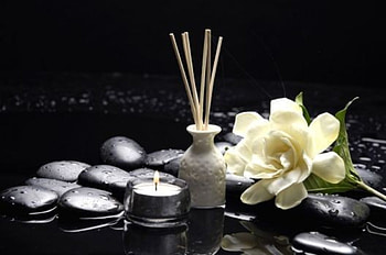 Spa massage, Candle, Flowers, Stones, Spa HD wallpaper