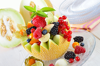 Berries and fruits, Melons HD wallpaper