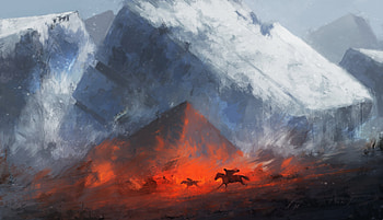Melting Ice, artist, artwork, digital-art, deviantart HD wallpaper