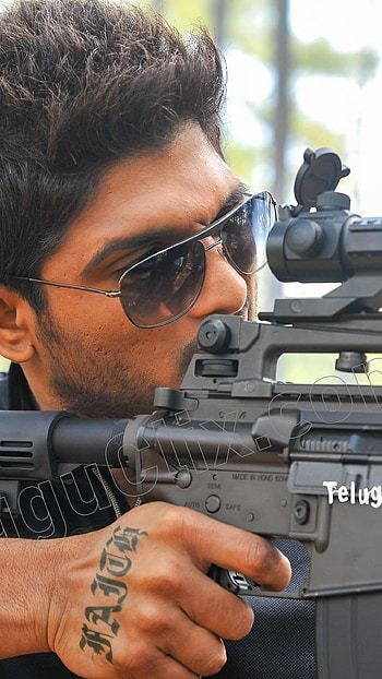 Allu Arjun Army, Gun, Training, army HD phone wallpaper