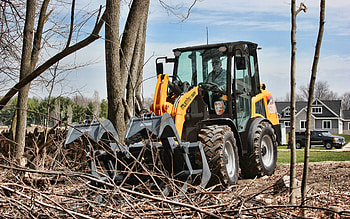 Mustang 608 Cab, , articulated loaders, 2021 tractors, construction machinery, special equipment, construction equipment, Mustang HD wallpaper
