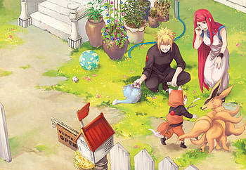 Kushina Uzumaki, Anime legend, Naruto's power, Kyubi transformation HD wallpaper