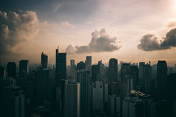 Cities, Clouds, City, Building, View From Above, Skyscrapers HD wallpaper