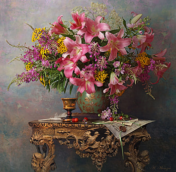 Still Life, vase, life, still, flower HD wallpaper
