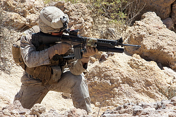 Marine, military, us, americans, marines, weapons HD wallpaper
