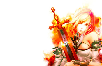 Princess Ashe, games, final fantasy series, final fantasy, white background, ashe, final fantasy xii, ff12, final fantasy 12, female, ashelia, sword, orange eyes, girl, ffxii, weapons, ashelia bnargin dalmasca, video games HD wallpaper