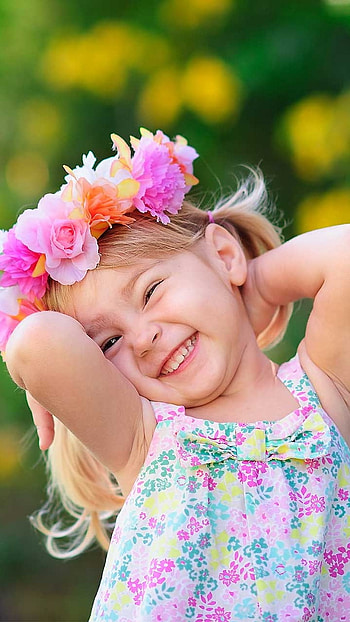 Cute Smile, Happy Girl HD phone wallpaper