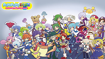 Puyo Puyo Tetris, Ai (Puyo Puyo), Video Game, Amitie (Puyo Puyo), Arle (Puyo Puyo), Carbuncle (Puyo Puyo), Draco Centauros (Puyo Puyo), Ecolo (Puyo Puyo), Elle (Puyo Puyo), Ess (Puyo Puyo), Ex (Puyo Puyo), Feli (Puyo Puyo), Jay (Puyo Puyo), Klug (Puyo Puyo), Lemres (Puyo Puyo), Maguro (Puyo Puyo), O (Puyo Puyo), Raffina (Puyo Puyo), Ringo (Puyo Puyo), Risukuma (Puyo Puyo), Rulue (Puyo Puyo), Satan (Puyo Puyo), Schezo (Puyo Puyo), Sig (Puyo Puyo), Suketoudara (Puyo Puyo), Tee (Puyo Puyo), Witch (Puyo Puyo), Zed (Puyo Puyo) HD wallpaper