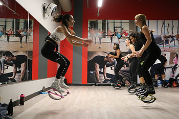 Group training, Kangoo Jumps HD wallpaper