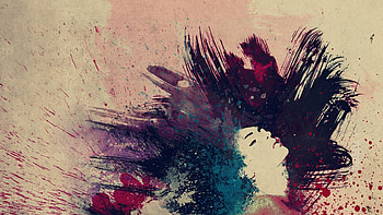 Paint Splatter Abstract Abstract . HD wallpaper
