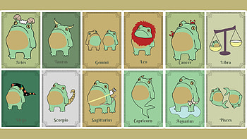 Astrological signs, Zodiac art, Scrolldrop, Vector illustration HD wallpaper