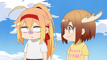 Torako Koshi and Noko Shikanoko, Anime, My Deer Friend Nokotan, Torako Koshi, Noko Shikanoko HD wallpaper