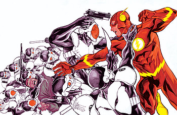 Comic, Flash HD wallpaper