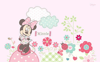Minnie Mouse, Minnie , Mickey spring, background HD wallpaper