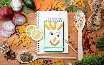 Food, eat, health, smile HD wallpaper