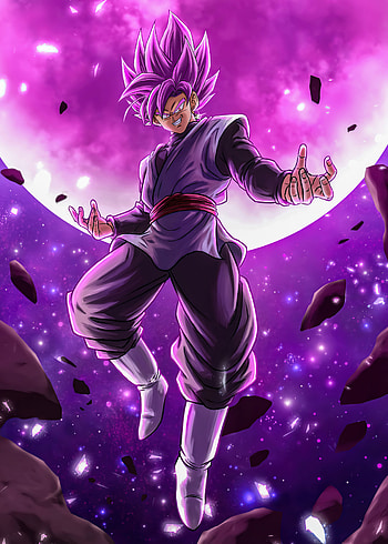 Dragon Ball Z, magenta, art, goku, vegita HD phone wallpaper