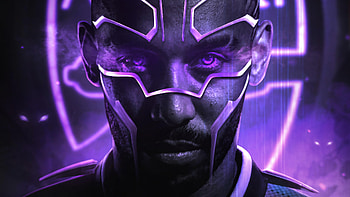 Pierre Emerick Aubameyang As Black Panther, black-panther, superheroes, artist, artwork, digital-art, deviantart HD wallpaper