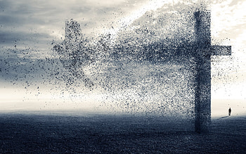 Dark Cross HD wallpaper