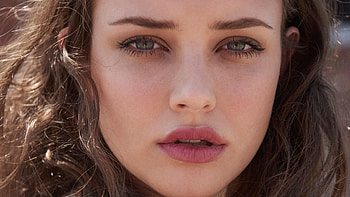 2018 Katherine Langford, katherine-langford, celebrities, girls, actress, face, closeup HD wallpaper