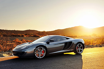 Sports, Sunset, Mclaren, Cars, Car, Grey, Supercar, Mp4-12C, Kar, Cirque HD wallpaper