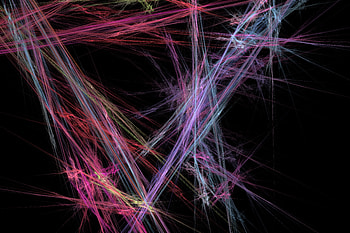Pattern, fractals, colorful lines HD wallpaper